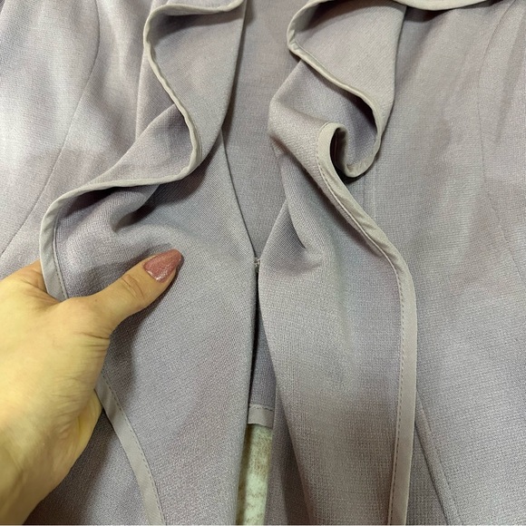 ST. JOHN Rare Lavender Waterfall Cardigan Jacket - Picture 3 of 13